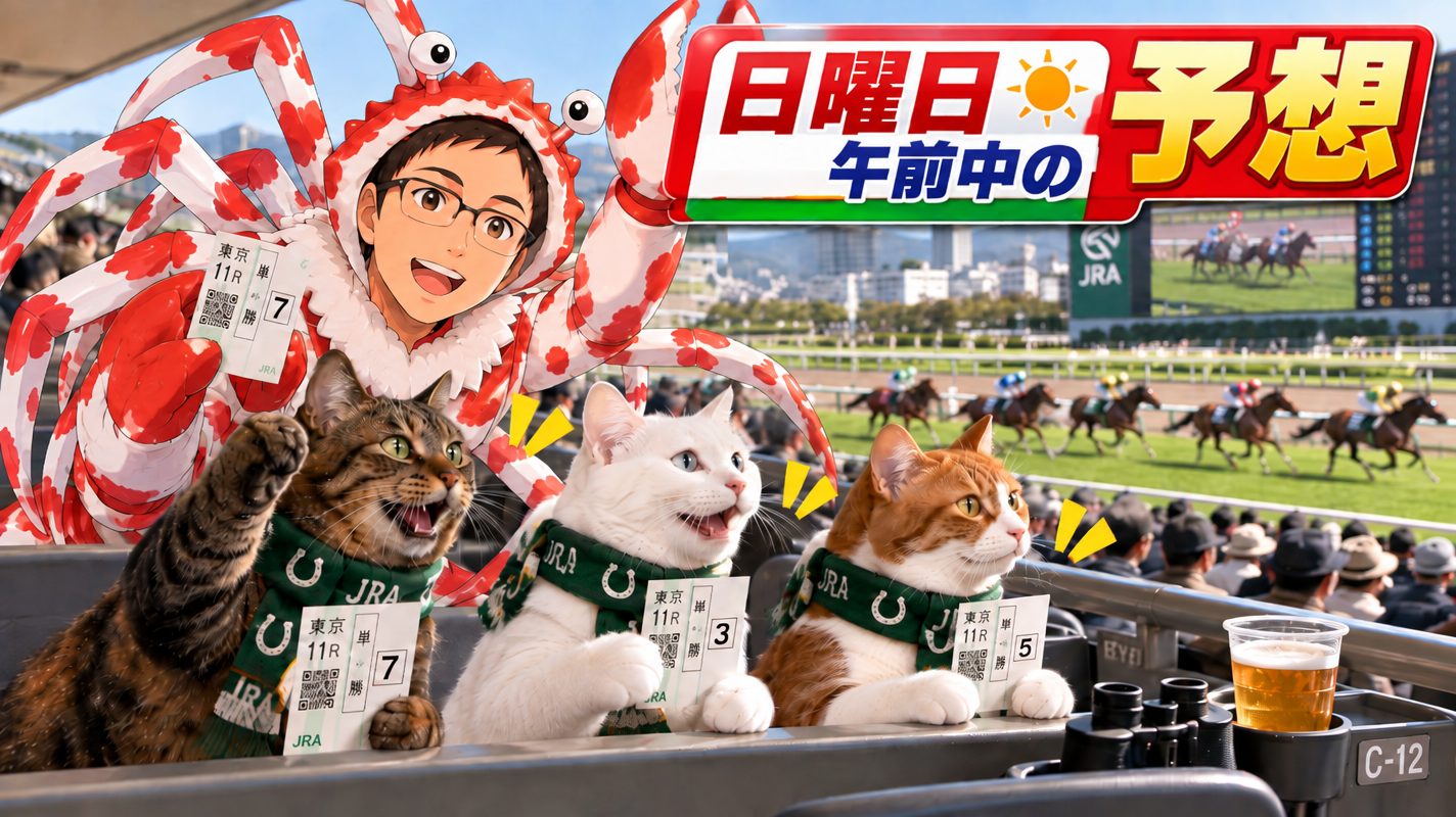 10/11 東京・京都1〜4R、11R予想(アイルランドT・太秦S)